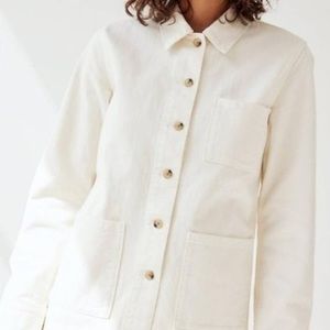 Aritzia Wilfred Free Abigail Cotton Shacket Chore Coat